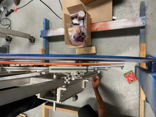 Back of the clock reassembled